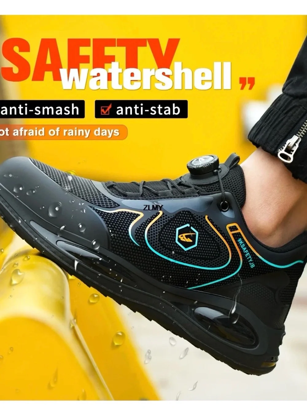 SAFETREK reinforced-toe work shoes.Size 44 It's like a size 11.